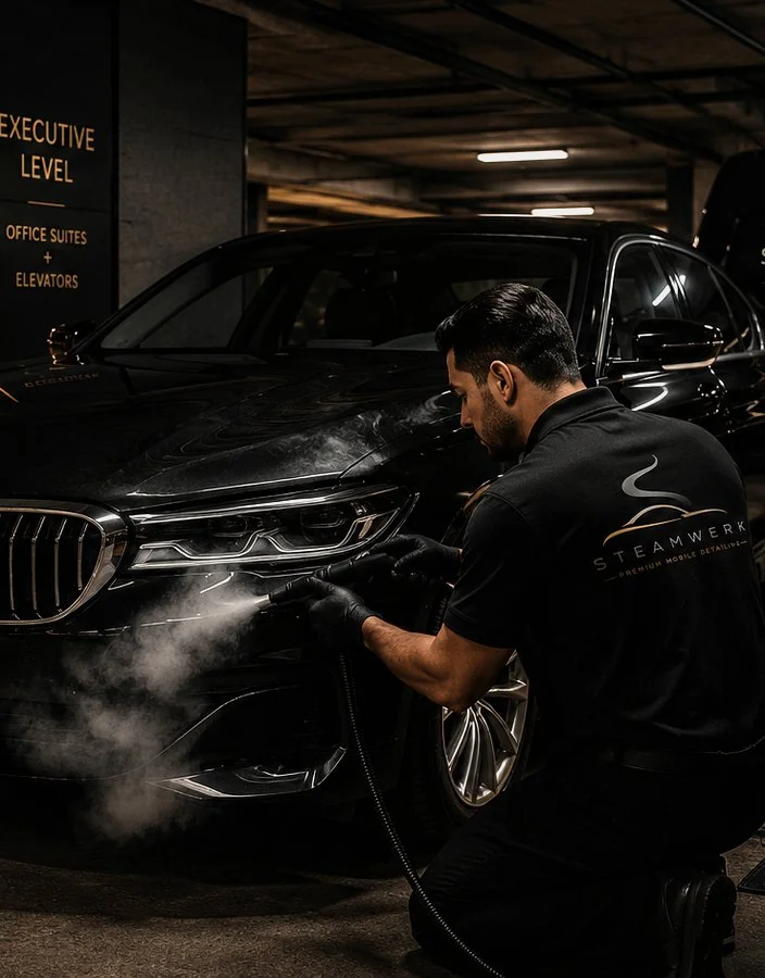 Business-Flotten-Detailing am Firmensitz