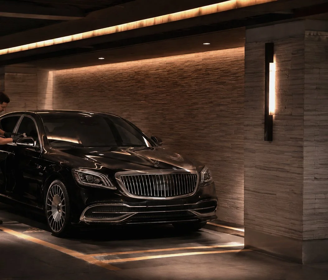 Fahrzeugaufbereitung in Hotelgarage – Concierge-Service Wien